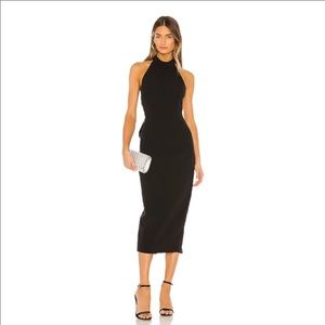 Bardot Jayden Bow Dress in Black - Backless